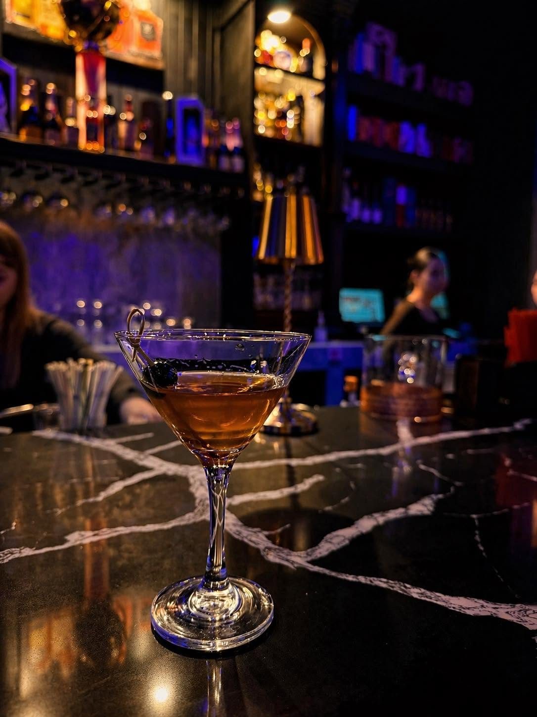 Classic cocktail at the bar