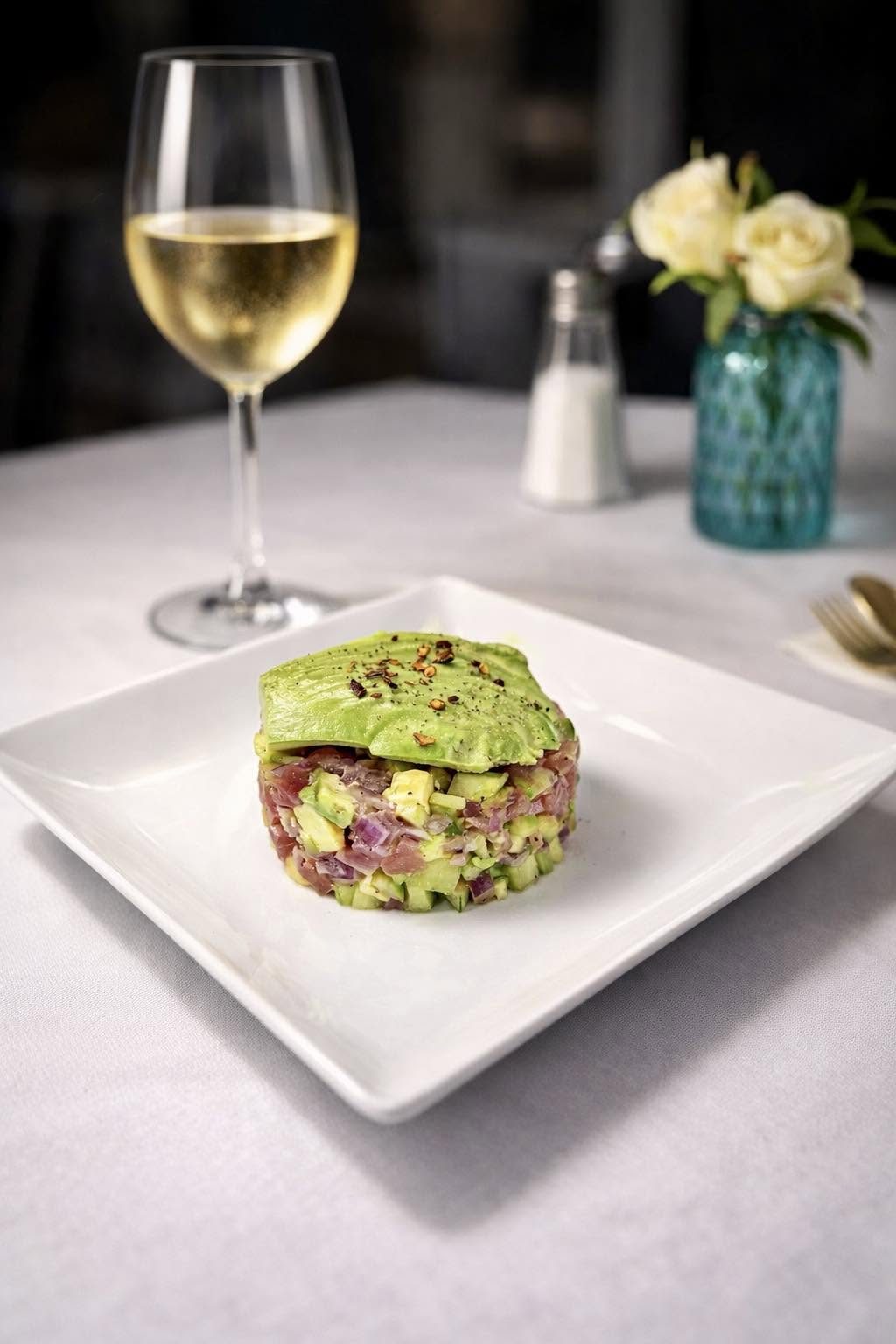 Tuna tartare with avocado